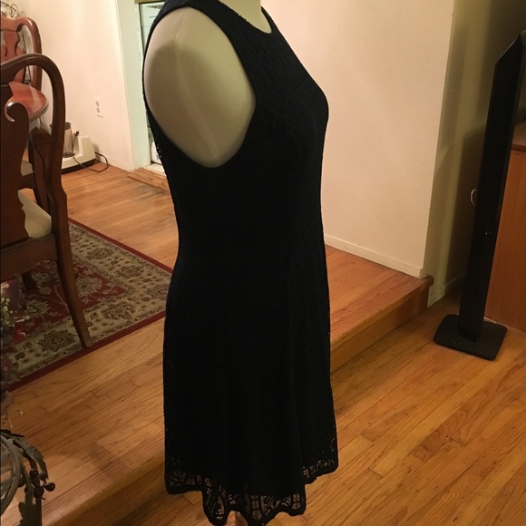 •NWT• Hollister Navy Blue Lace Dress - Picture 2 of 5